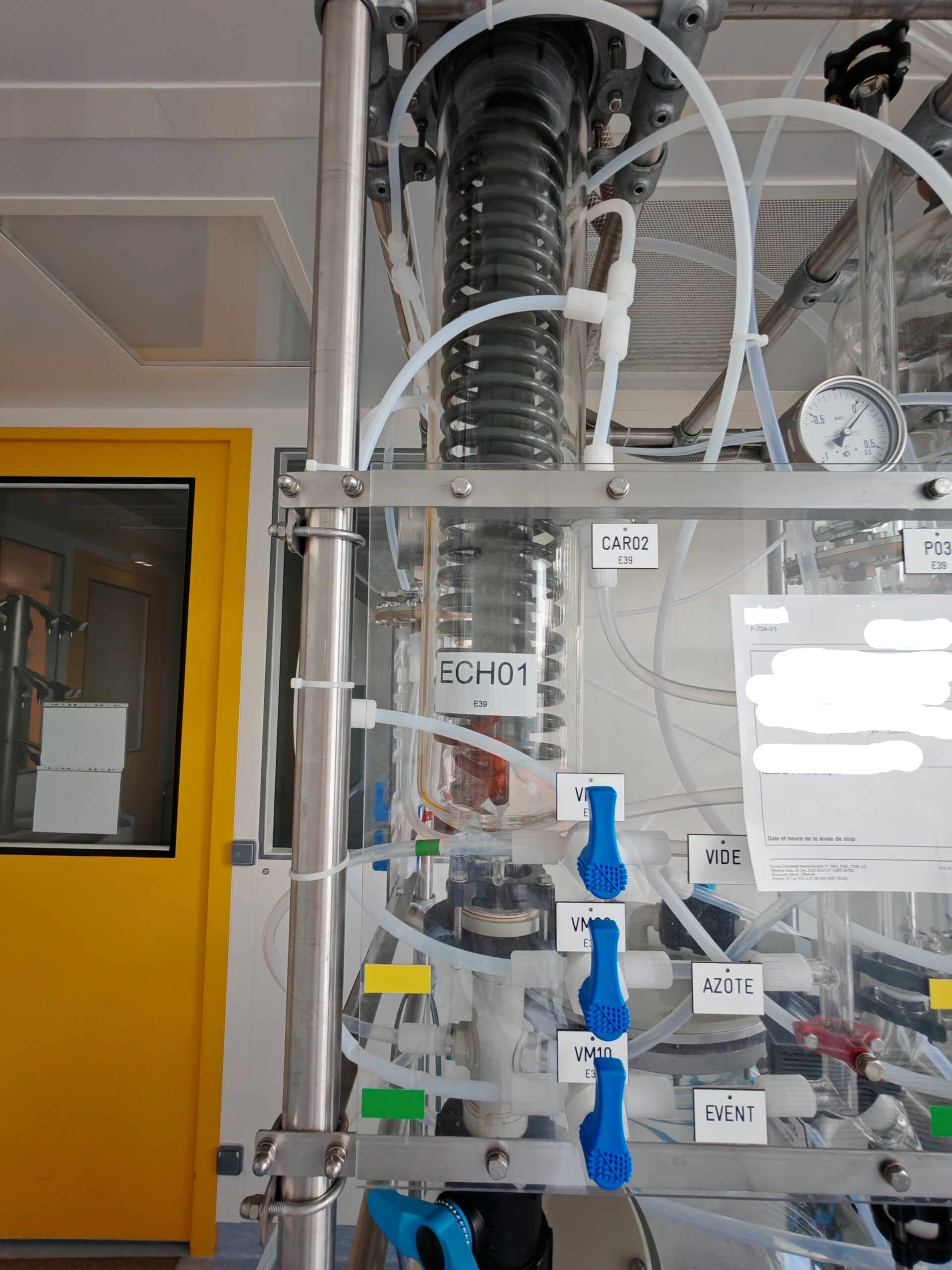 123-02-Skid PIGNAT avec reacteur verre DE 100L – Image 9