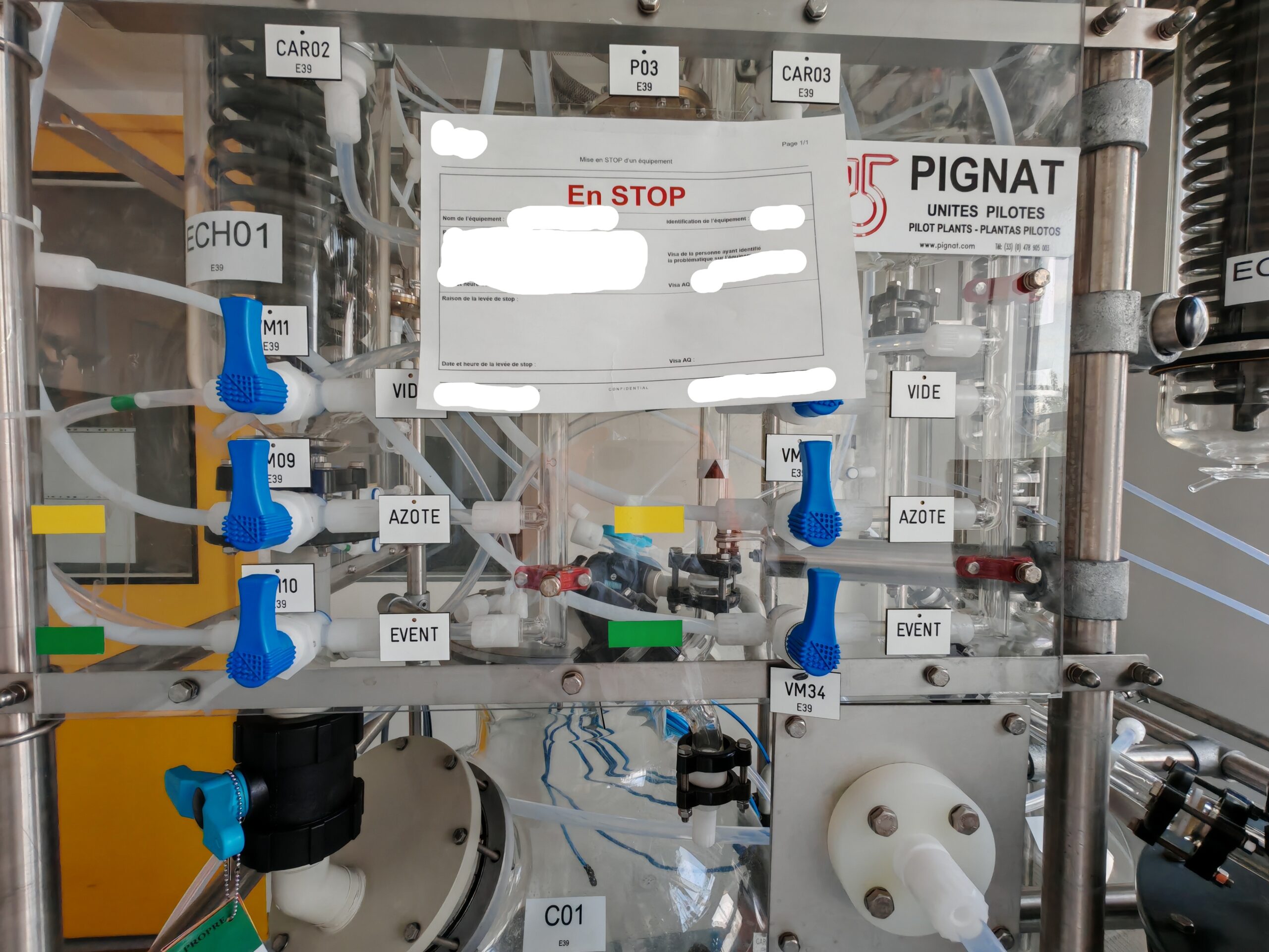 123-02-Skid PIGNAT avec reacteur verre DE 100L – Image 14