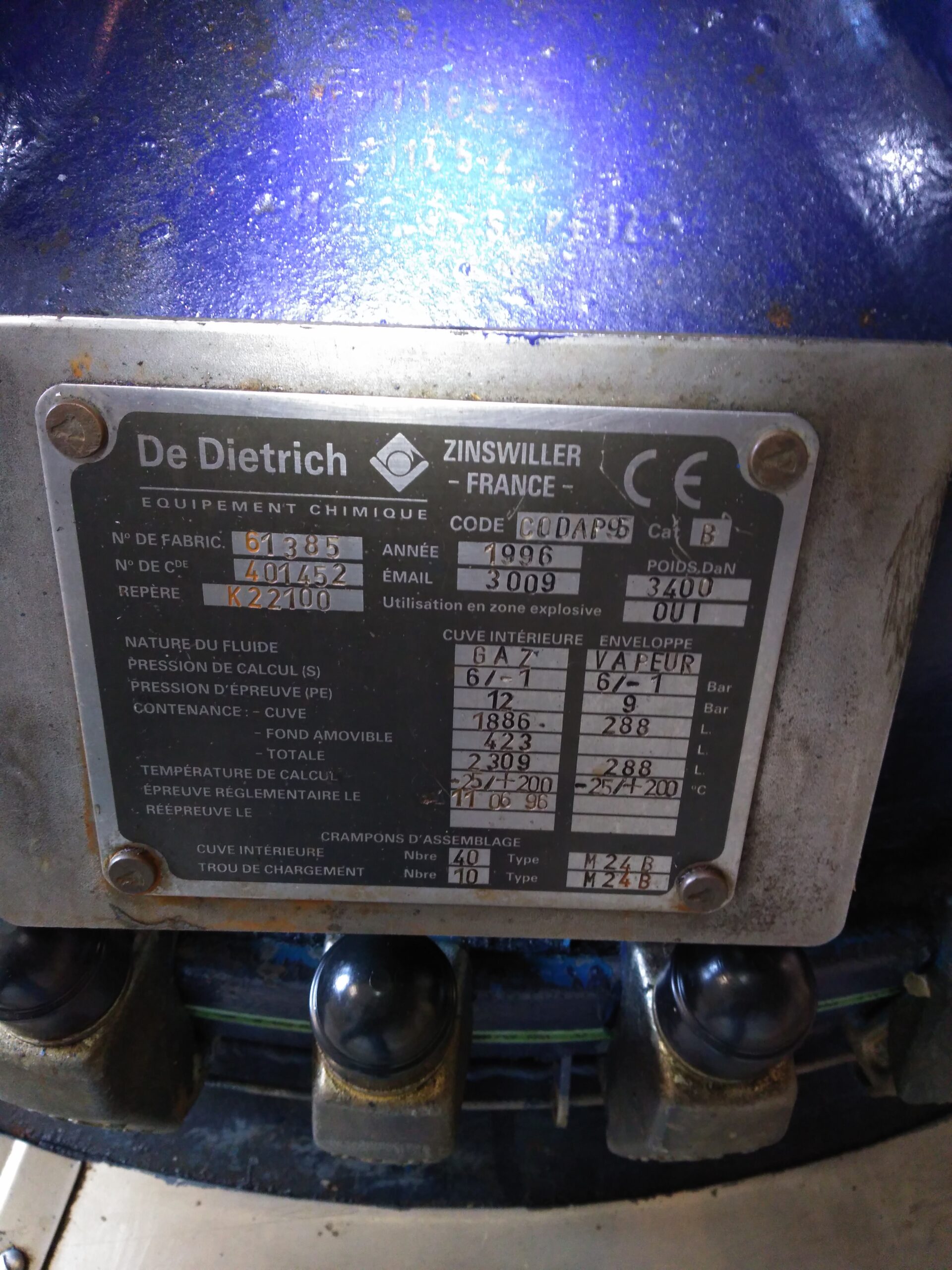 144 b - Réacteurs émaillés – Image 26