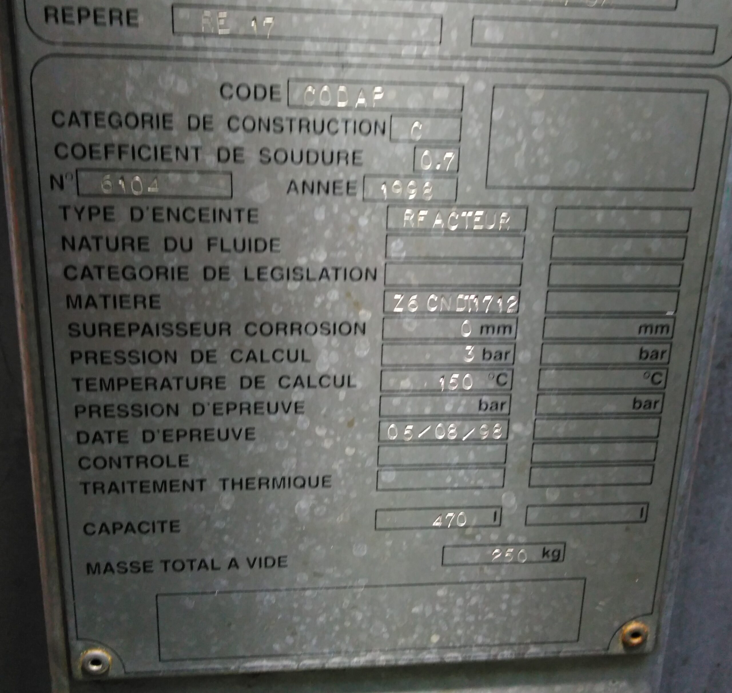 144 d - Réacteurs inox – Image 22