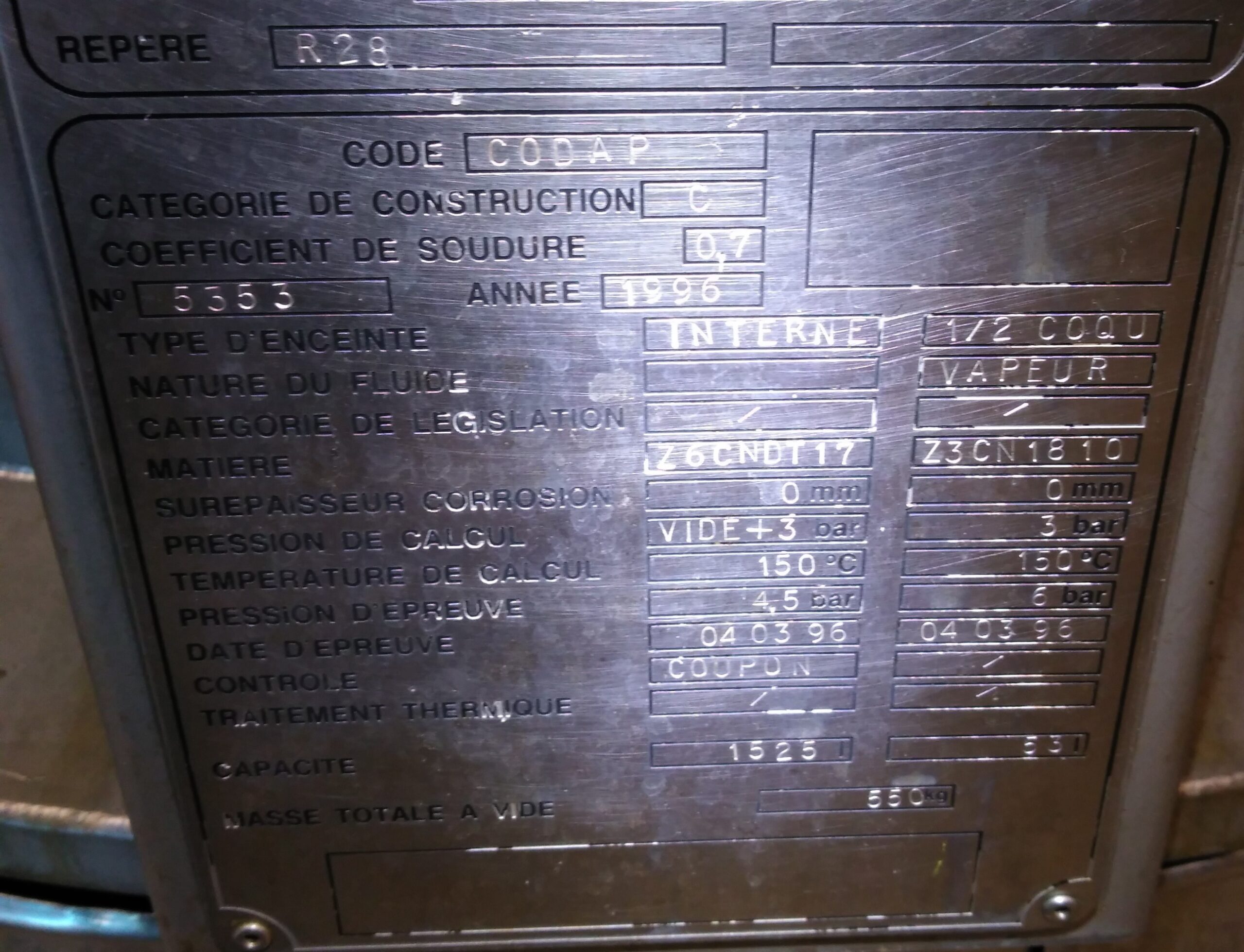 144 d - Réacteurs inox – Image 25