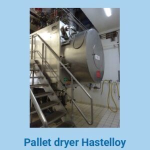 Sécheur à palettes Hastelloy
