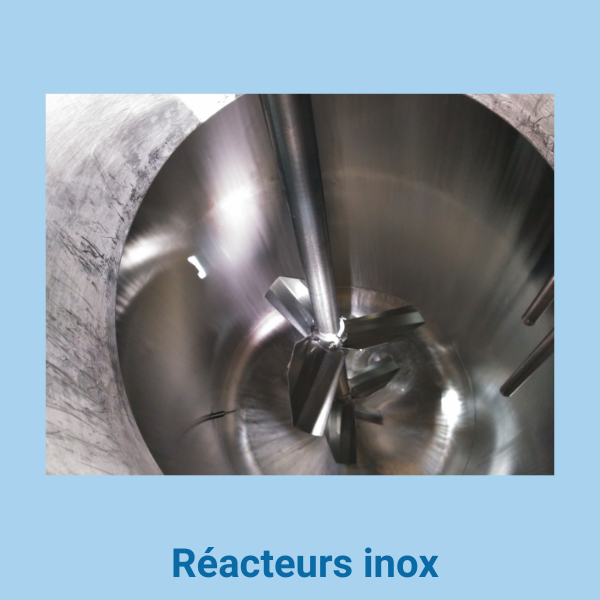 réacteurs inox stainless steel reactors